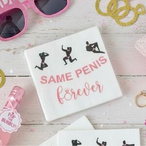 50 Pack Naughty Bachelorette Cocktail Napkins Funny Adult Hen Party Decor Favors
